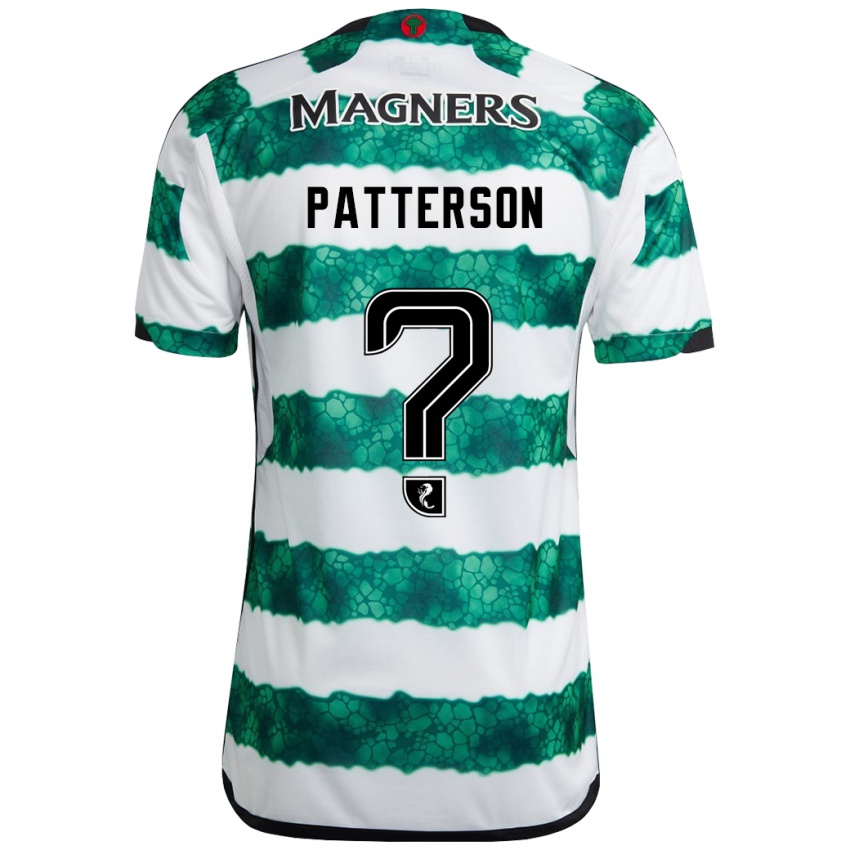 Niño Camiseta Cameron Patterson #0 Verde 1ª Equipación 2023/24 La Camisa Argentina