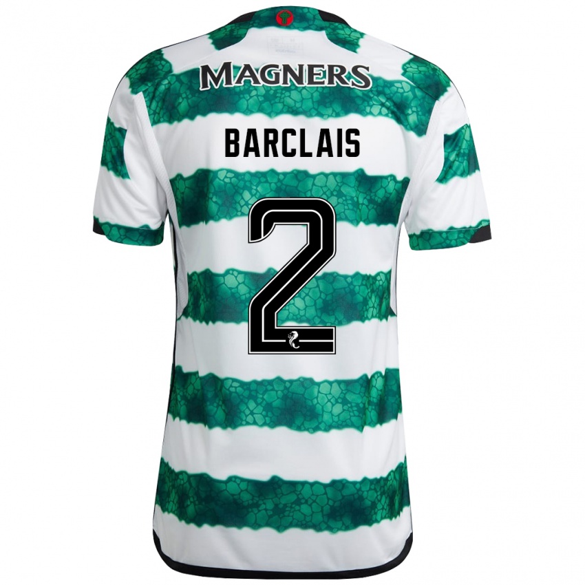 Niño Camiseta Celya Barclais #2 Verde 1ª Equipación 2023/24 La Camisa Argentina