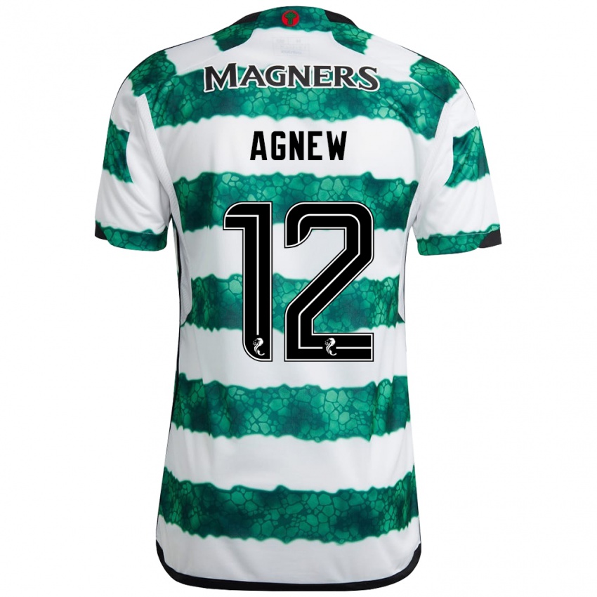 Niño Camiseta Murphy Agnew #12 Verde 1ª Equipación 2023/24 La Camisa Argentina