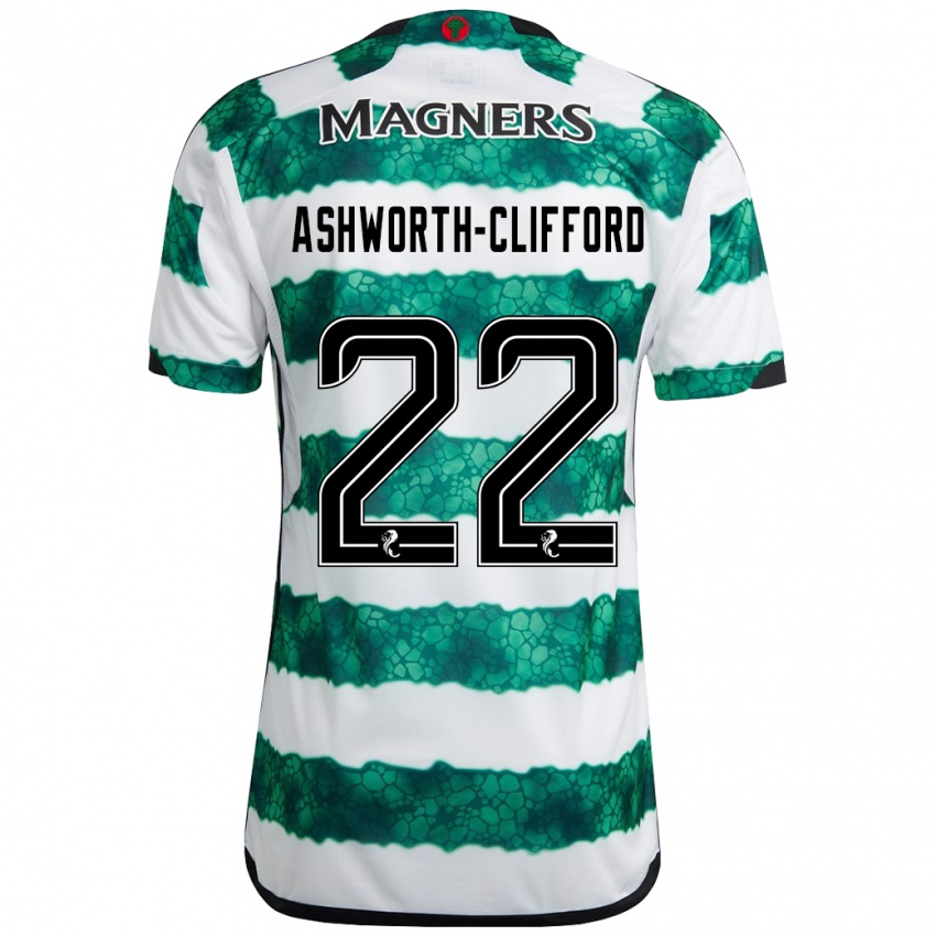 Niño Camiseta Lucy Ashworth-Clifford #22 Verde 1ª Equipación 2023/24 La Camisa Argentina