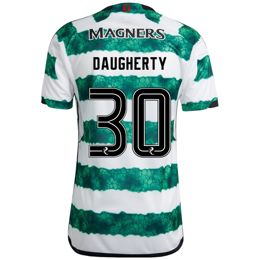 Niño Camiseta Kelsey Daugherty #30 Verde 1ª Equipación 2023/24 La Camisa Argentina