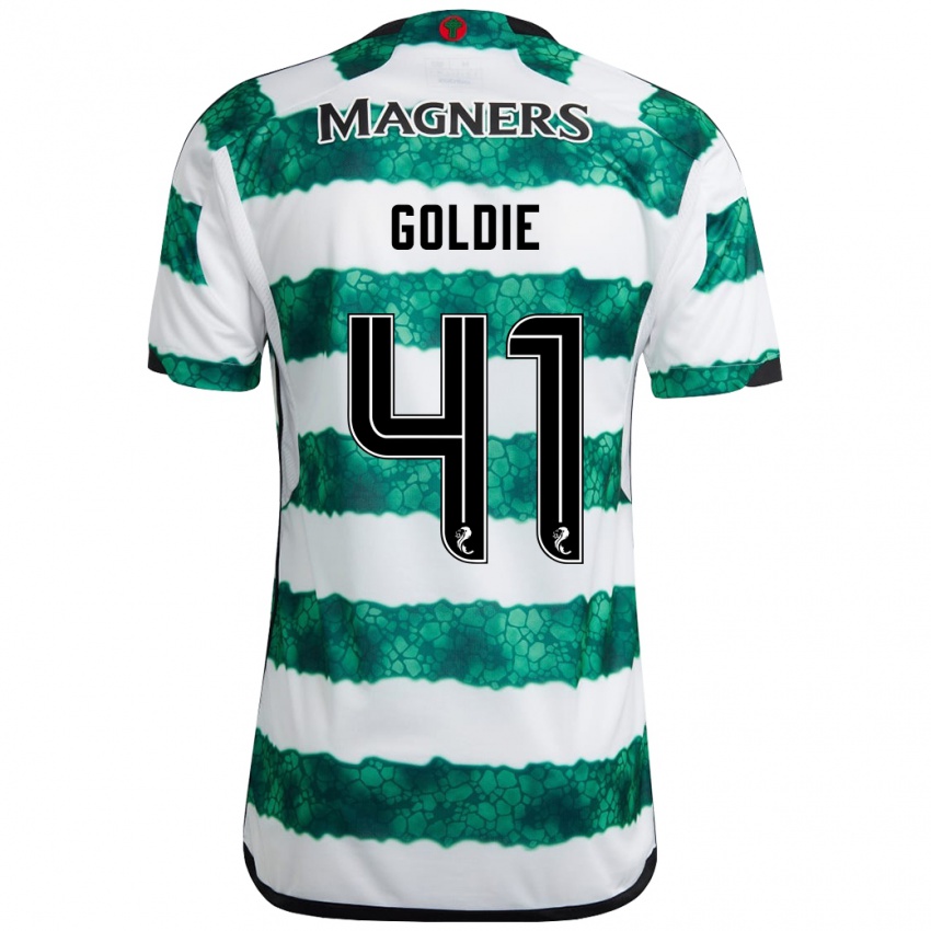 Niño Camiseta Clare Goldie #41 Verde 1ª Equipación 2023/24 La Camisa Argentina