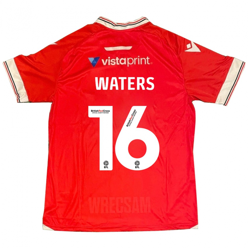 Niño Camiseta Billy Waters #16 Rojo 1ª Equipación 2023/24 La Camisa Argentina