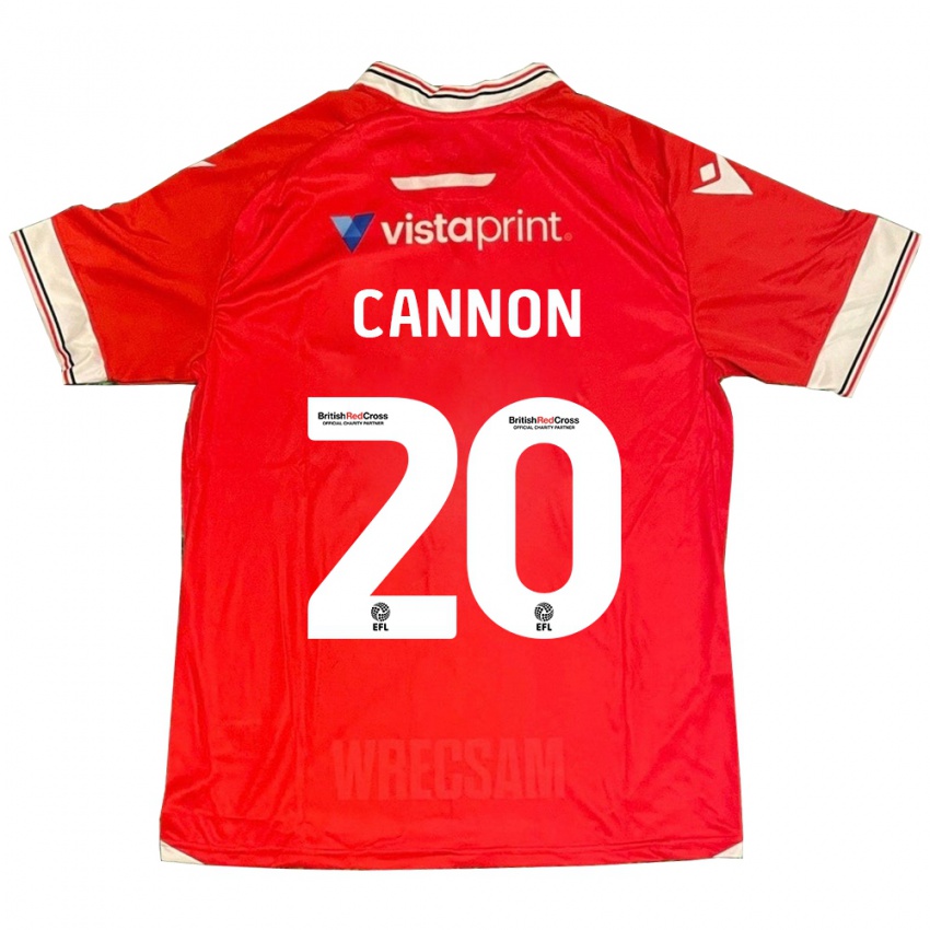 Niño Camiseta Andy Cannon #20 Rojo 1ª Equipación 2023/24 La Camisa Argentina