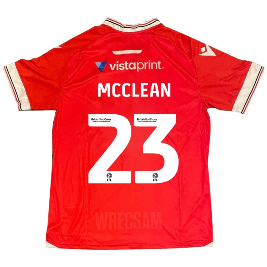 Niño Camiseta James Mcclean #23 Rojo 1ª Equipación 2023/24 La Camisa Argentina