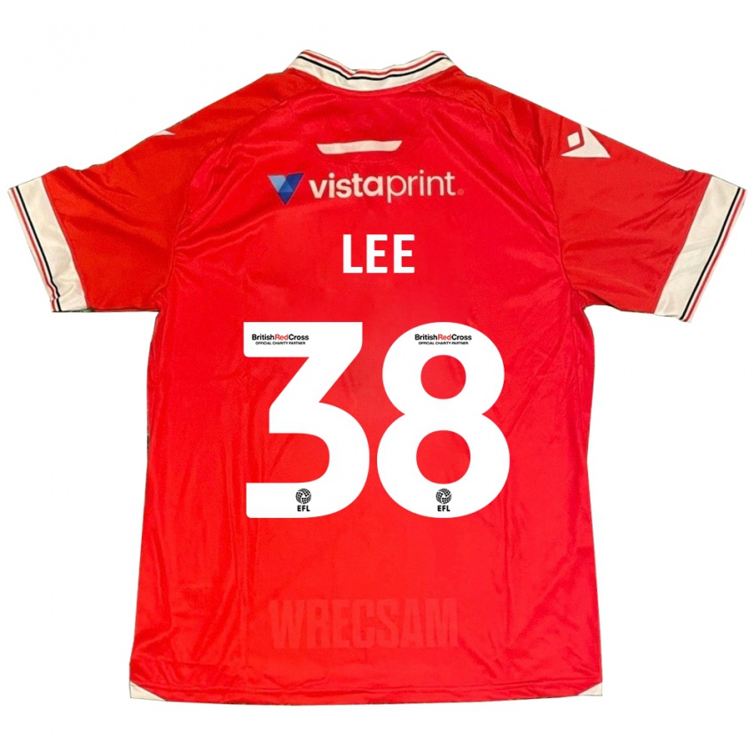 Niño Camiseta Elliot Lee #38 Rojo 1ª Equipación 2023/24 La Camisa Argentina