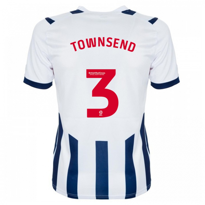 Niño Camiseta Conor Townsend #3 Blanco 1ª Equipación 2023/24 La Camisa Argentina