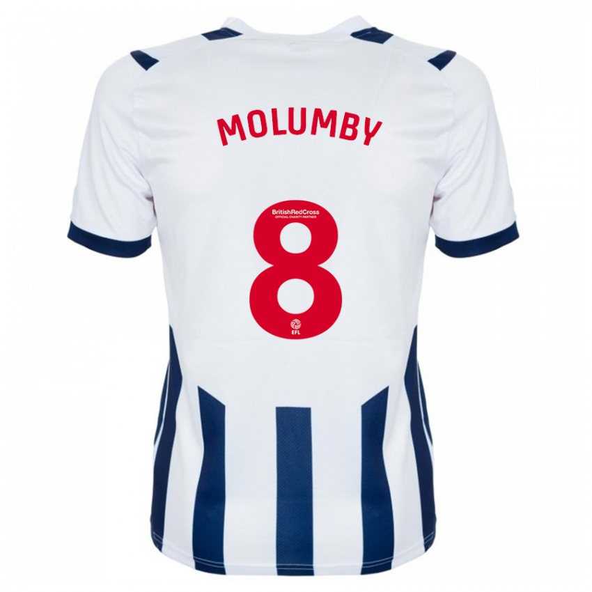 Niño Camiseta Jayson Molumby #8 Blanco 1ª Equipación 2023/24 La Camisa Argentina