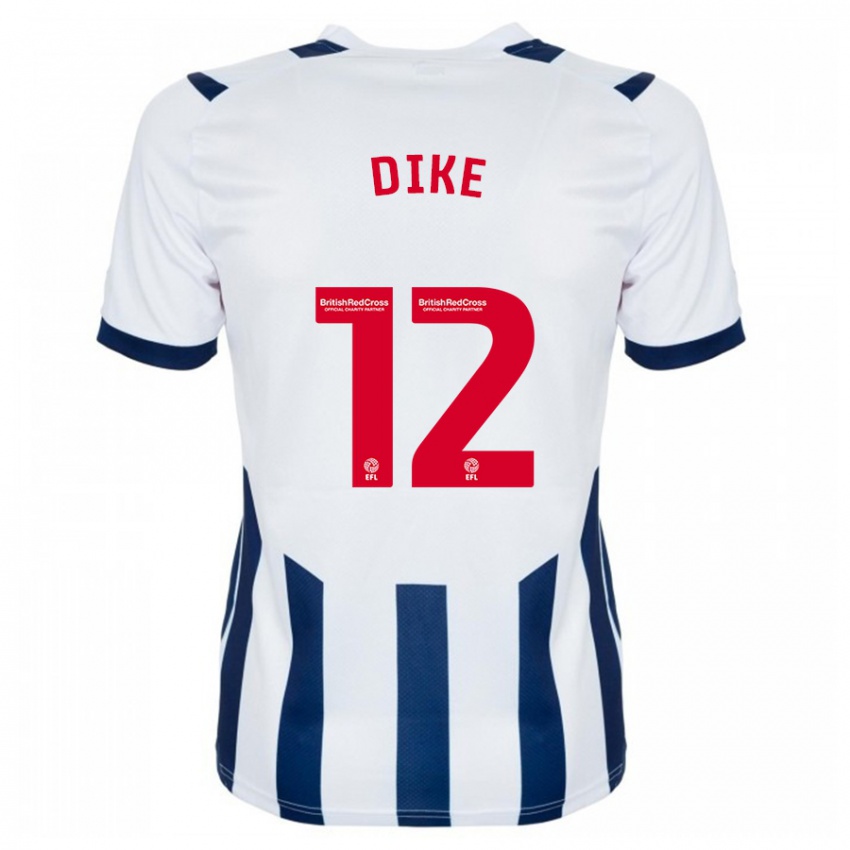 Niño Camiseta Daryl Dike #12 Blanco 1ª Equipación 2023/24 La Camisa Argentina