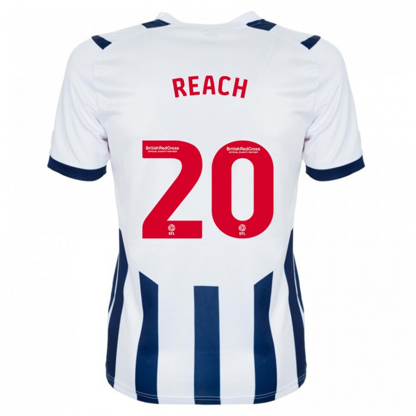 Niño Camiseta Adam Reach #20 Blanco 1ª Equipación 2023/24 La Camisa Argentina