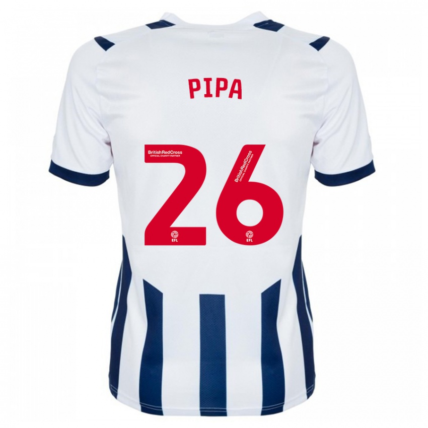 Niño Camiseta Pipa #26 Blanco 1ª Equipación 2023/24 La Camisa Argentina