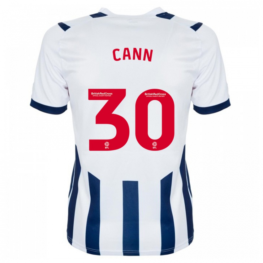 Niño Camiseta Ted Cann #30 Blanco 1ª Equipación 2023/24 La Camisa Argentina