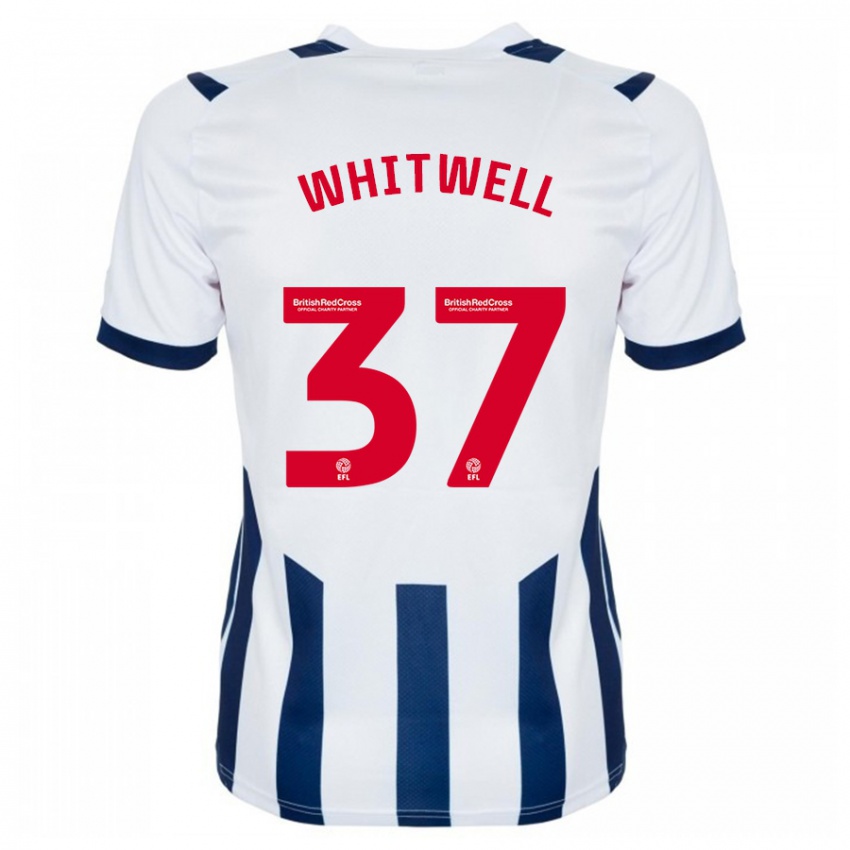 Niño Camiseta Harry Whitwell #37 Blanco 1ª Equipación 2023/24 La Camisa Argentina