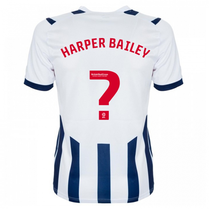 Niño Camiseta Aaron Harper-Bailey #0 Blanco 1ª Equipación 2023/24 La Camisa Argentina