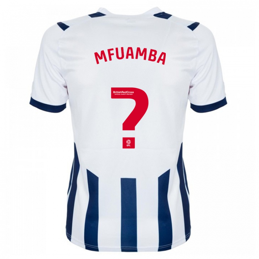 Niño Camiseta Kevin Mfuamba #0 Blanco 1ª Equipación 2023/24 La Camisa Argentina