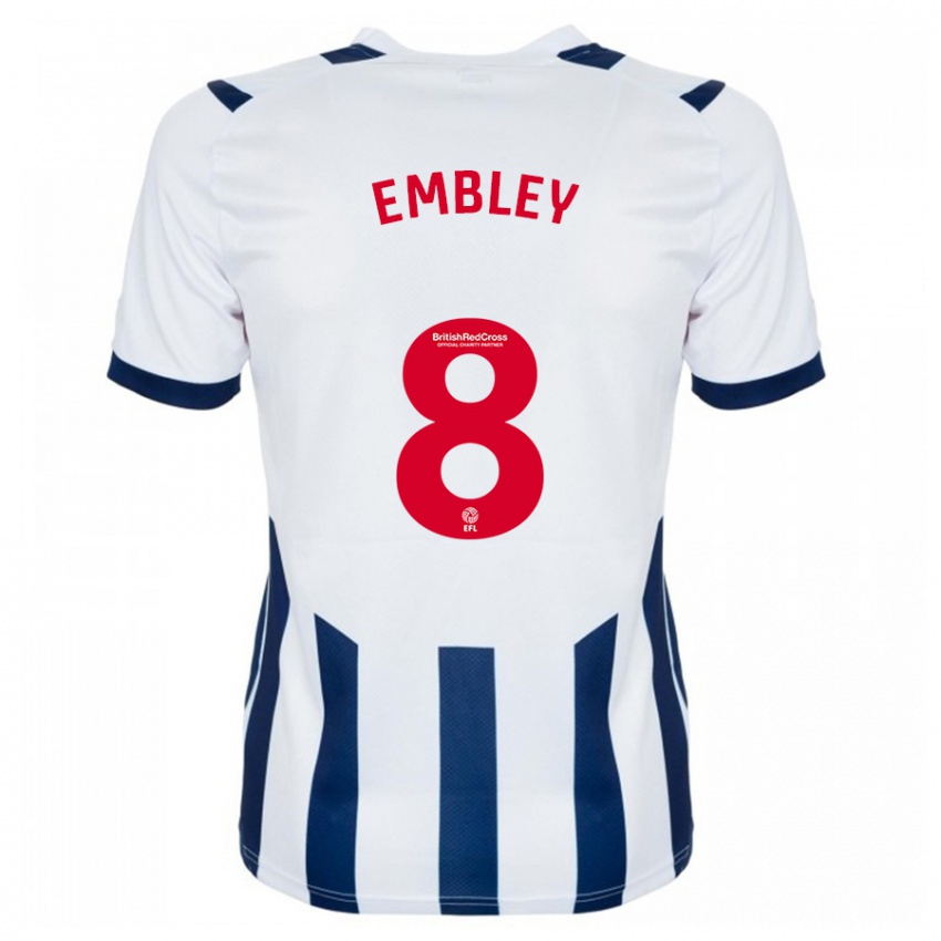 Niño Camiseta Rosie Embley #8 Blanco 1ª Equipación 2023/24 La Camisa Argentina