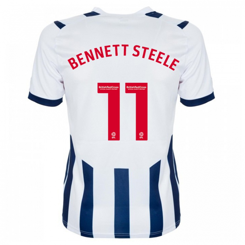 Niño Camiseta Lizzie Bennett-Steele #11 Blanco 1ª Equipación 2023/24 La Camisa Argentina