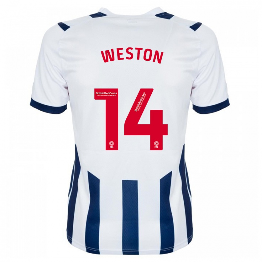 Niño Camiseta Steph Weston #14 Blanco 1ª Equipación 2023/24 La Camisa Argentina