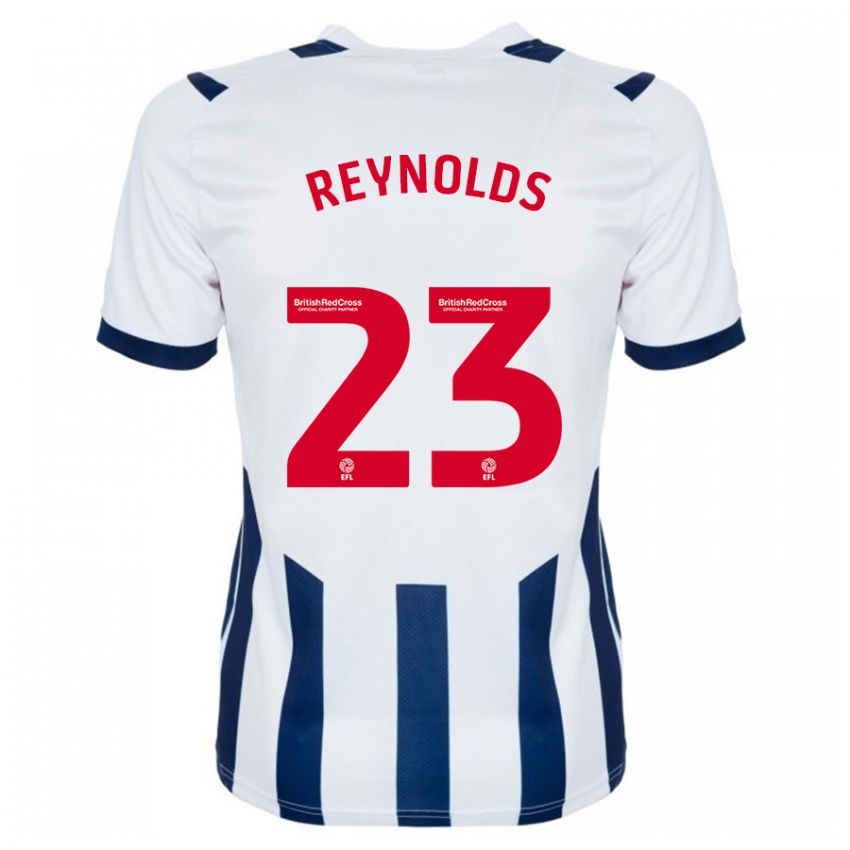 Niño Camiseta Taylor Reynolds #23 Blanco 1ª Equipación 2023/24 La Camisa Argentina