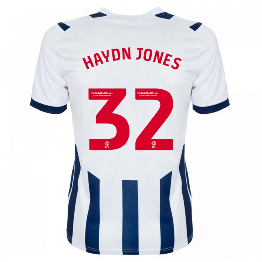 Niño Camiseta Mackenzie Haydn-Jones #32 Blanco 1ª Equipación 2023/24 La Camisa Argentina