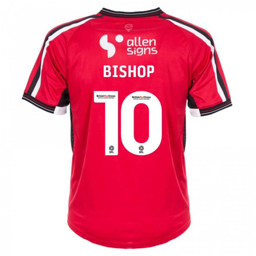 Niño Camiseta Teddy Bishop #10 Rojo 1ª Equipación 2023/24 La Camisa Argentina