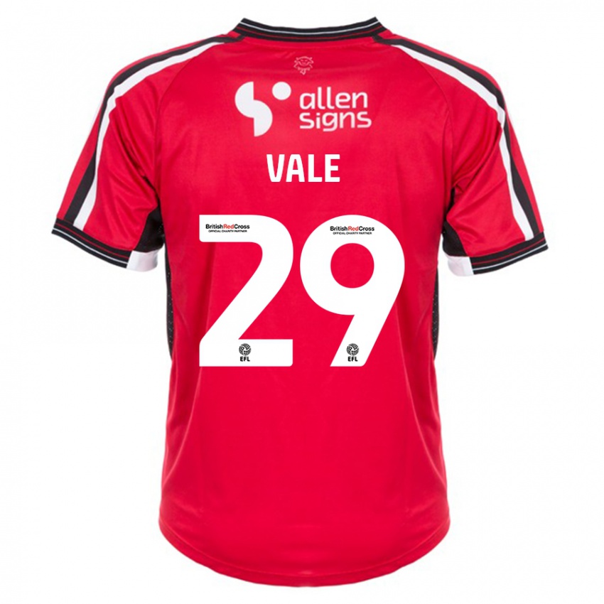 Niño Camiseta Jack Vale #29 Rojo 1ª Equipación 2023/24 La Camisa Argentina