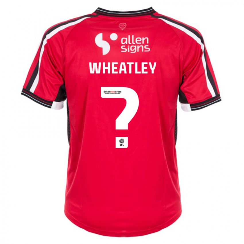 Niño Camiseta Kyrell Wheatley #0 Rojo 1ª Equipación 2023/24 La Camisa Argentina