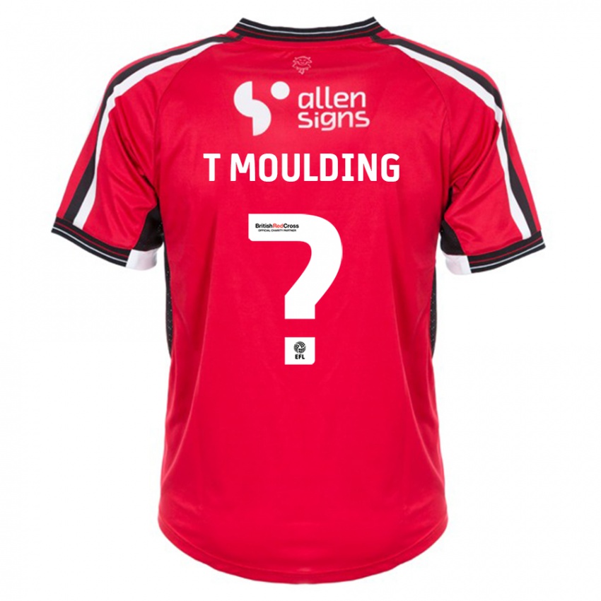 Niño Camiseta Ella Thompson-Moulding #0 Rojo 1ª Equipación 2023/24 La Camisa Argentina