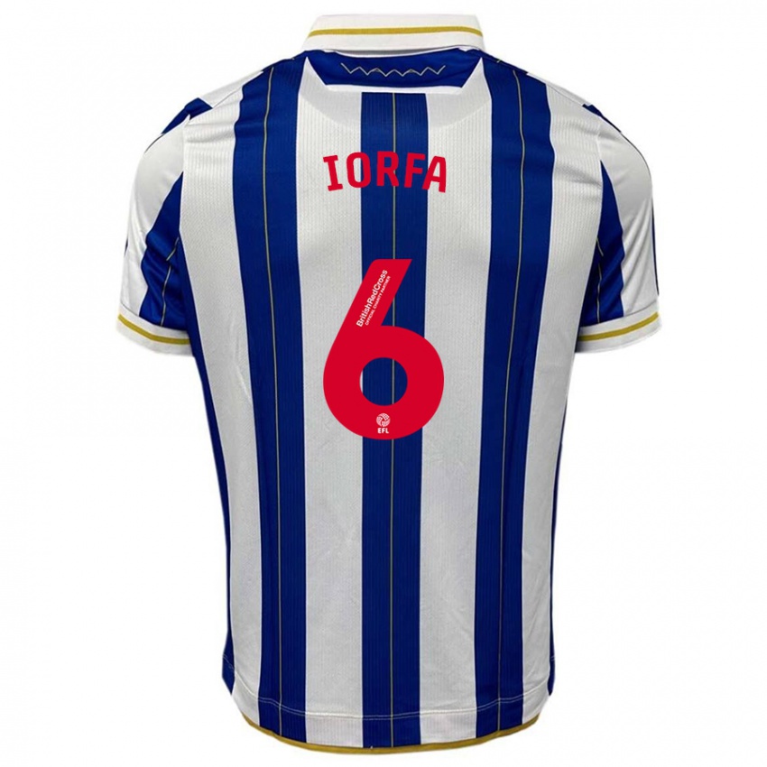 Niño Camiseta Dominic Iorfa #6 Azul Blanco 1ª Equipación 2023/24 La Camisa Argentina