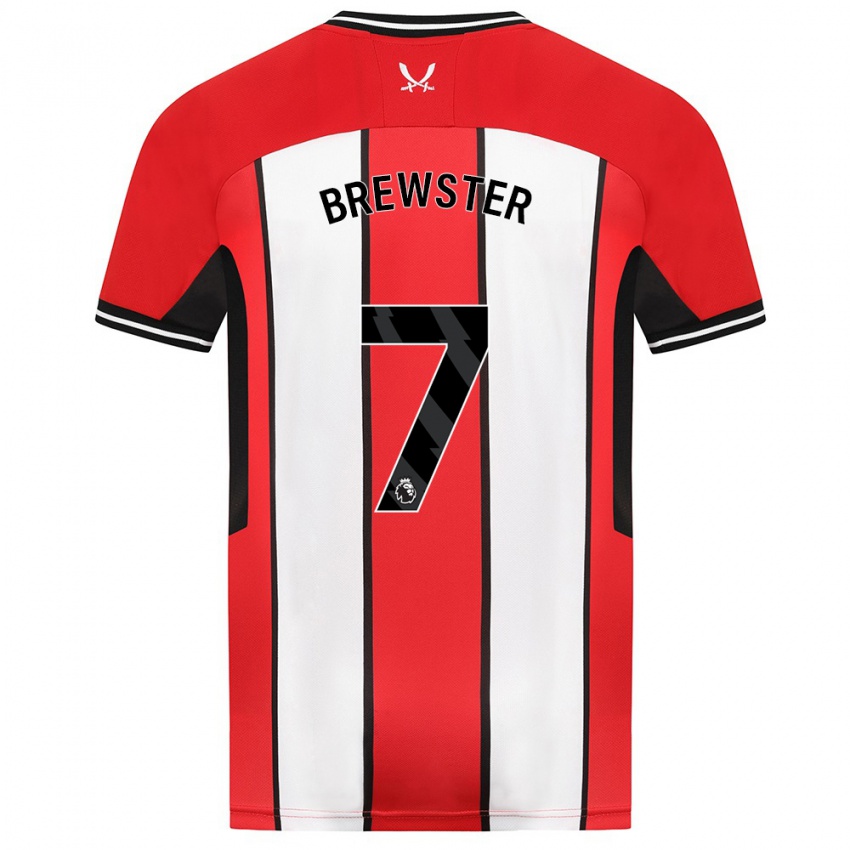 Niño Camiseta Rhian Brewster #7 Rojo 1ª Equipación 2023/24 La Camisa Argentina