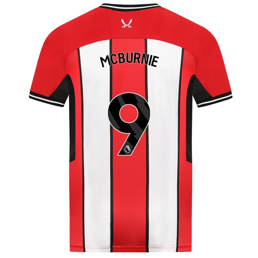 Niño Camiseta Oli Mcburnie #9 Rojo 1ª Equipación 2023/24 La Camisa Argentina