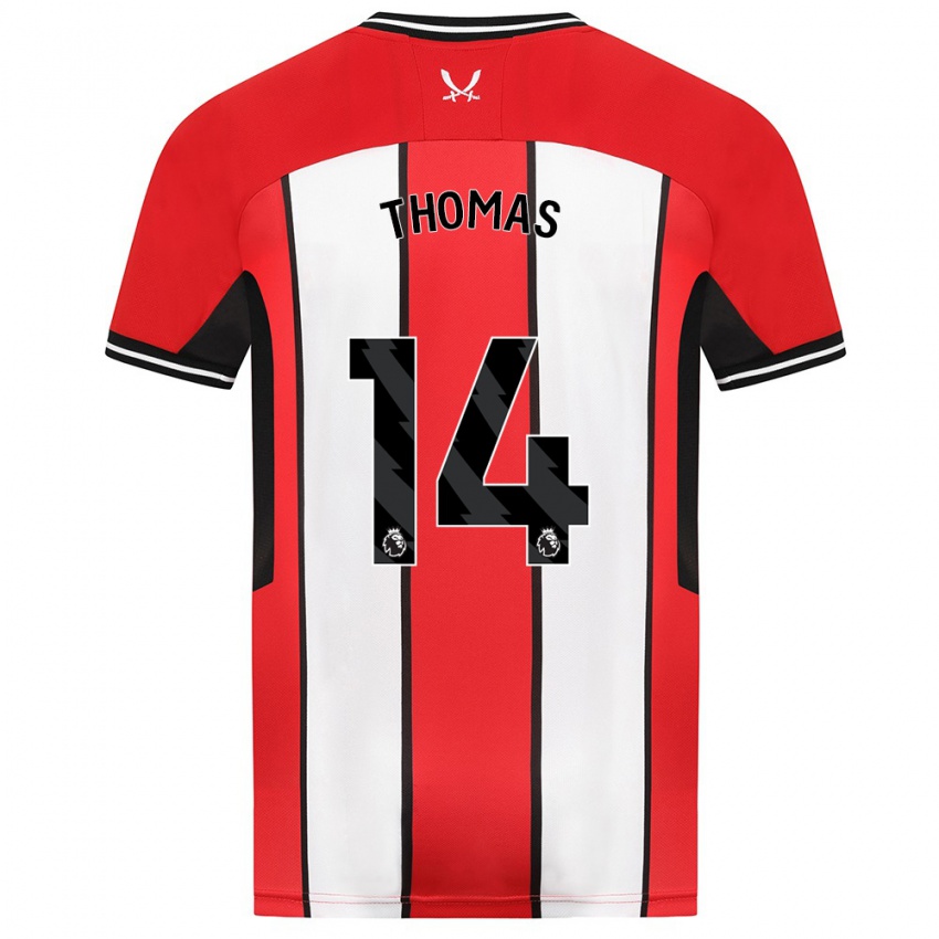 Niño Camiseta Luke Thomas #14 Rojo 1ª Equipación 2023/24 La Camisa Argentina