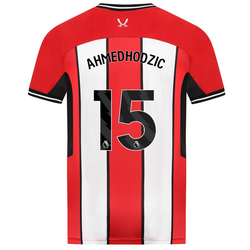 Niño Camiseta Anel Ahmedhodzic #15 Rojo 1ª Equipación 2023/24 La Camisa Argentina