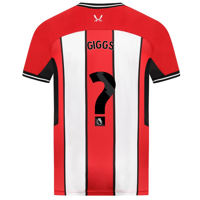 Niño Camiseta Zach Giggs #0 Rojo 1ª Equipación 2023/24 La Camisa Argentina