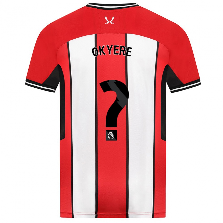 Niño Camiseta Seth Okyere #0 Rojo 1ª Equipación 2023/24 La Camisa Argentina