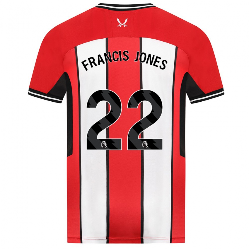 Niño Camiseta Maria Francis-Jones #22 Rojo 1ª Equipación 2023/24 La Camisa Argentina