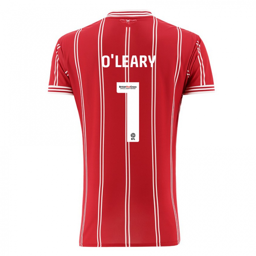 Niño Camiseta Max O'leary #1 Rojo 1ª Equipación 2023/24 La Camisa Argentina