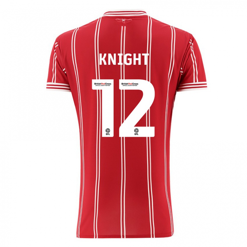 Niño Camiseta Jason Knight #12 Rojo 1ª Equipación 2023/24 La Camisa Argentina