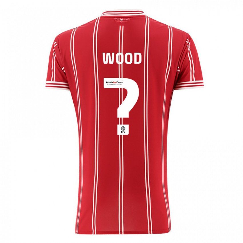 Niño Camiseta Callum Wood #0 Rojo 1ª Equipación 2023/24 La Camisa Argentina