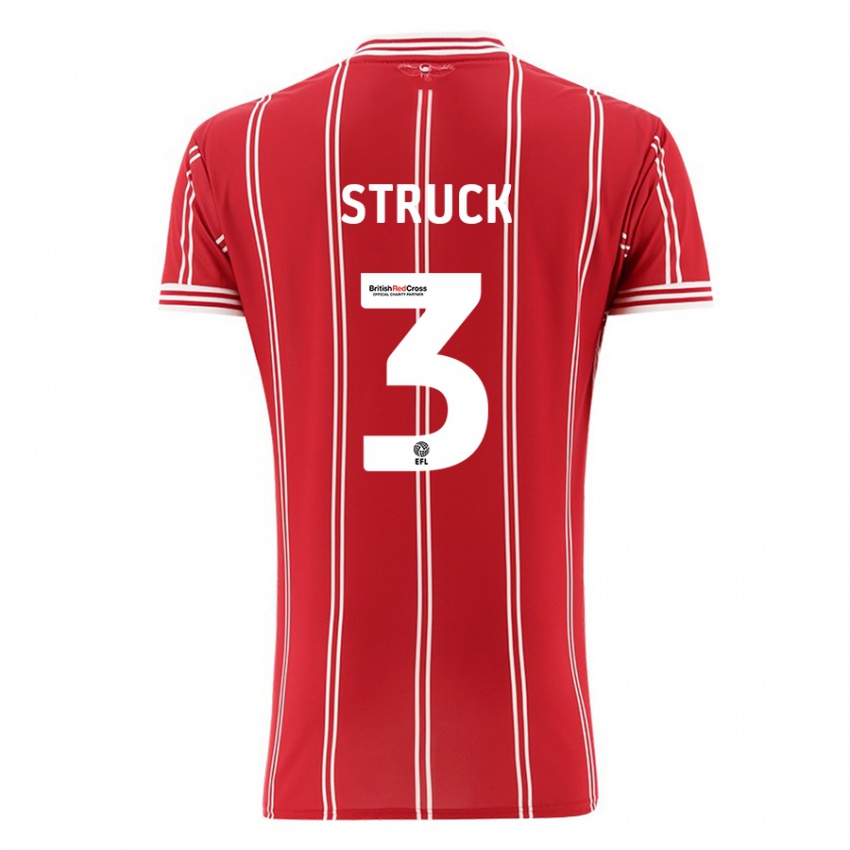 Niño Camiseta Sille Struck #3 Rojo 1ª Equipación 2023/24 La Camisa Argentina