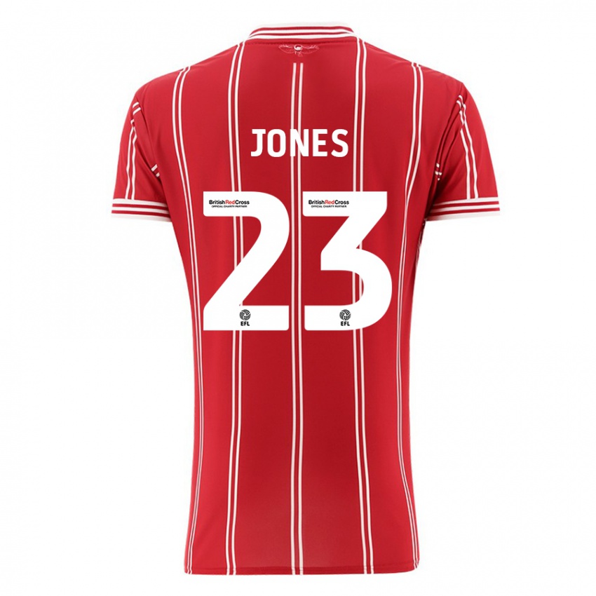 Niño Camiseta Carrie Jones #23 Rojo 1ª Equipación 2023/24 La Camisa Argentina