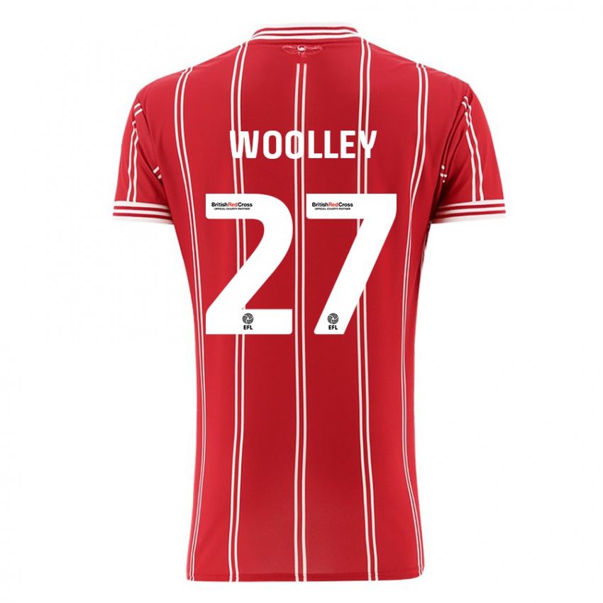 Niño Camiseta Jesse Woolley #27 Rojo 1ª Equipación 2023/24 La Camisa Argentina