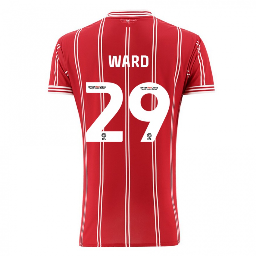 Niño Camiseta Mari Ward #29 Rojo 1ª Equipación 2023/24 La Camisa Argentina