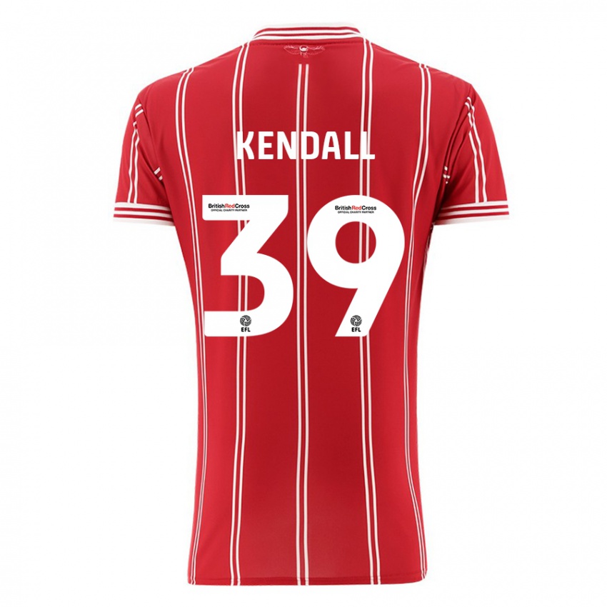 Niño Camiseta Maya Kendall #39 Rojo 1ª Equipación 2023/24 La Camisa Argentina