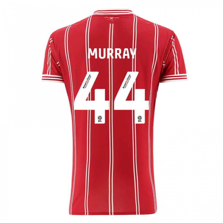 Niño Camiseta Satara Murray #44 Rojo 1ª Equipación 2023/24 La Camisa Argentina