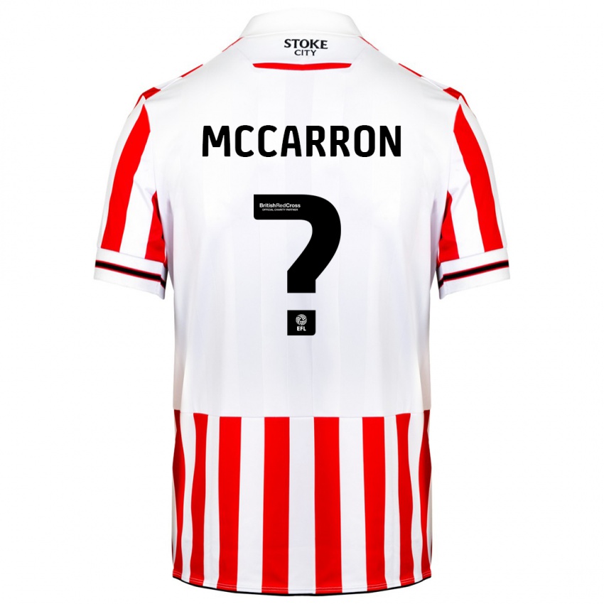 Niño Camiseta Liam Mccarron #0 Rojo Blanco 1ª Equipación 2023/24 La Camisa Argentina