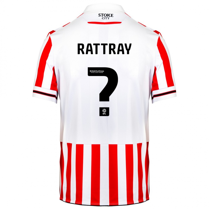 Niño Camiseta Zane Rattray #0 Rojo Blanco 1ª Equipación 2023/24 La Camisa Argentina