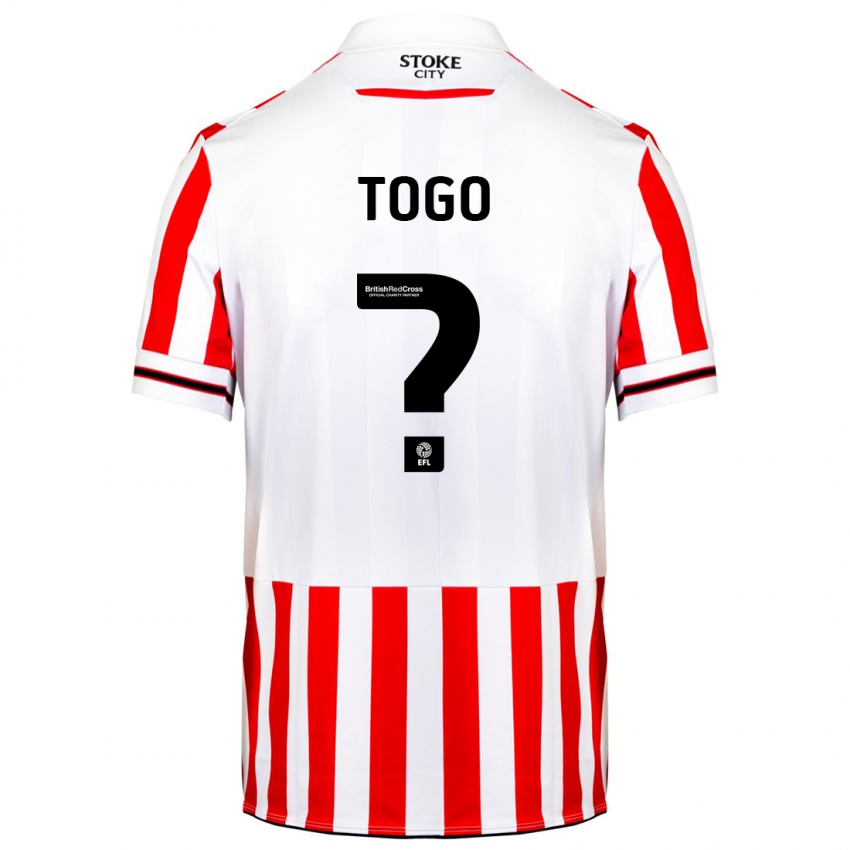 Niño Camiseta Ian Togo #0 Rojo Blanco 1ª Equipación 2023/24 La Camisa Argentina