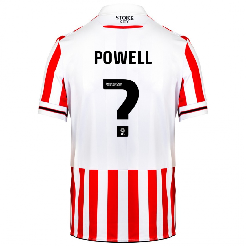 Niño Camiseta Owen Powell #0 Rojo Blanco 1ª Equipación 2023/24 La Camisa Argentina