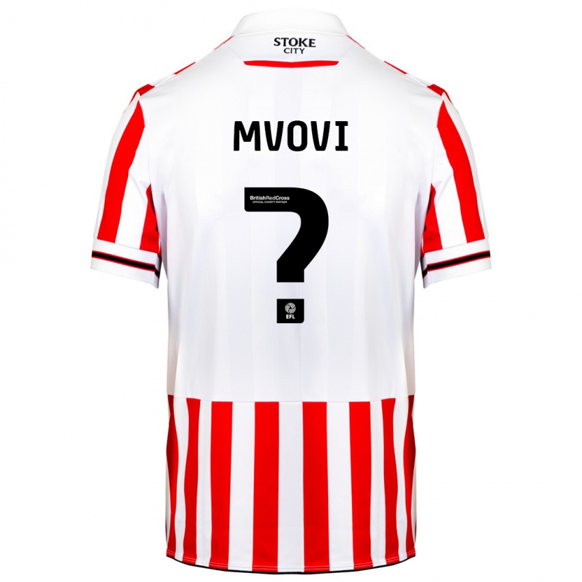 Niño Camiseta Joel Mvovi #0 Rojo Blanco 1ª Equipación 2023/24 La Camisa Argentina